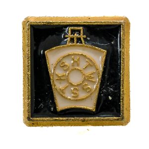 Keystone lapel pin - small/square