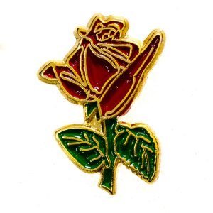 Rose Croix lapel pin