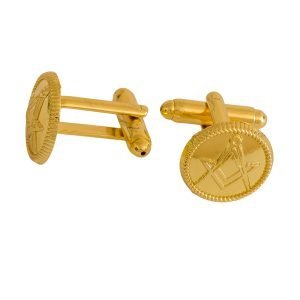 Cufflinks - plain Square & Compass